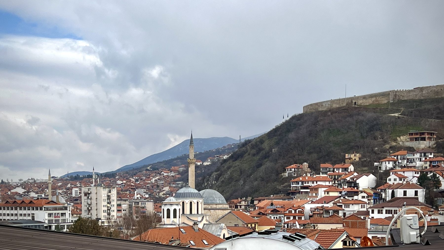 Prizren beneath the fortress