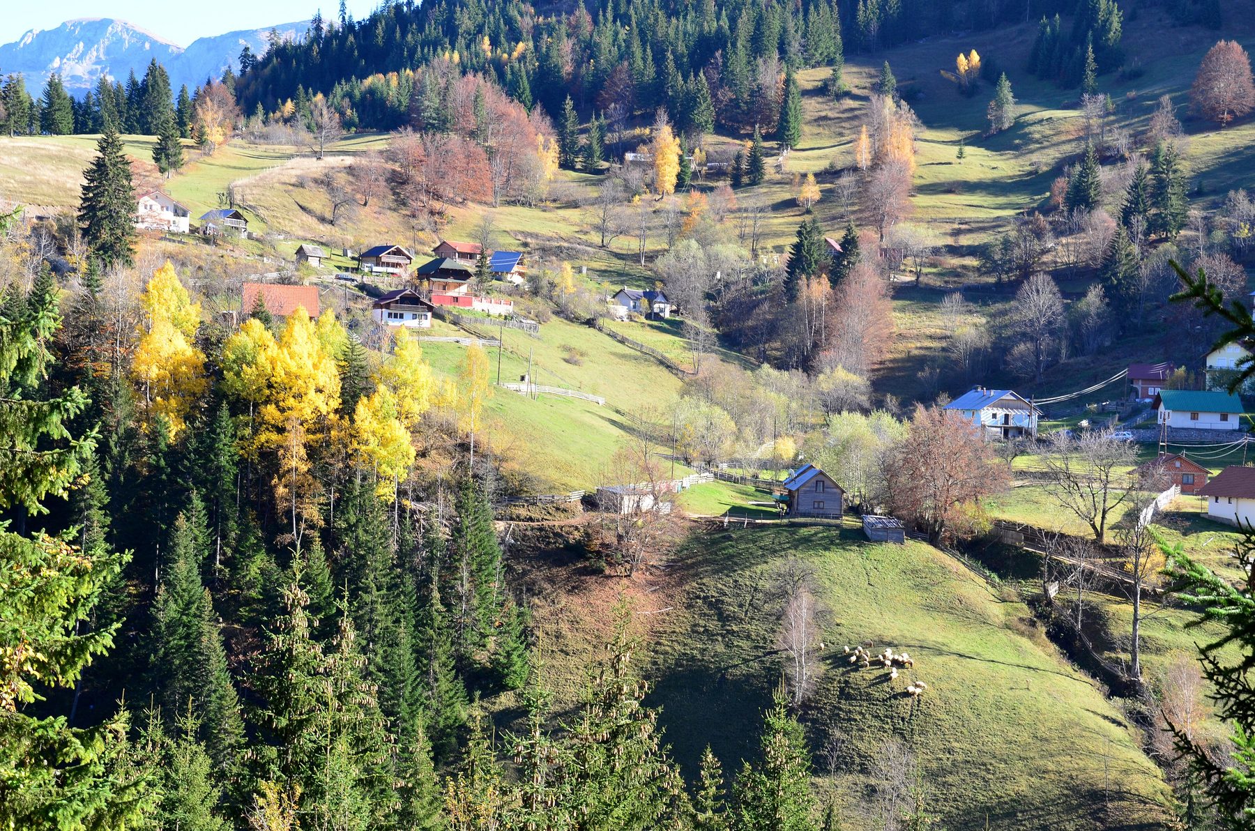 Rugova valley in autumn